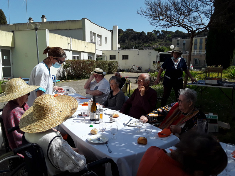 nos repas dans le parc