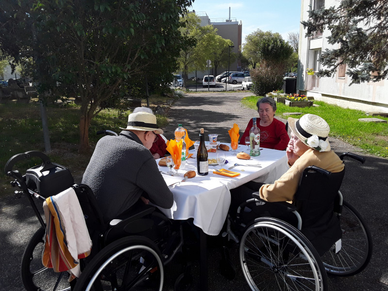 nos repas dans le parc