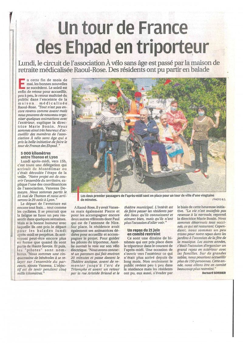 mercredi 02 juin 2021 Article de journal